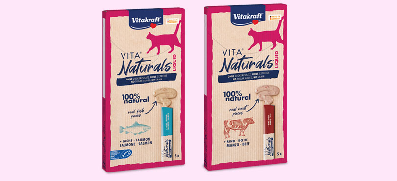 Vitakraft Naturals Cat Liquid Snack 5x15g